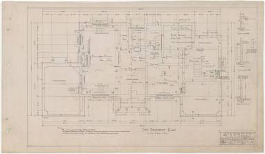 Drawing, Thompson Architectural - M.W. Hardy, Little Rock