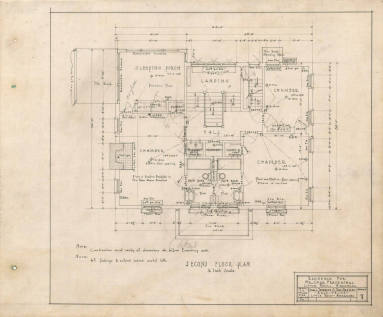 Drawing, Thompson Architectural - Charles Frauenthal, Little Rock
