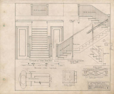 Drawing, Thompson Architectural - Charles Frauenthal, Little Rock