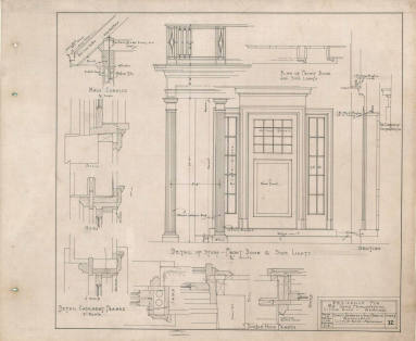 Drawing, Thompson Architectural - Charles Frauenthal, Little Rock