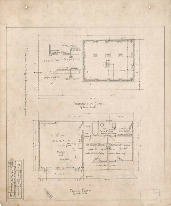 Drawing, Thompson Architectural - Charles Frauenthal, Little Rock