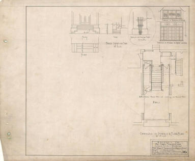 Drawing, Thompson Architectural - Charles Frauenthal, Little Rock