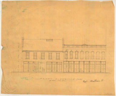 Drawing, Thompson Architectural - Unknown Little Rock Bldg.