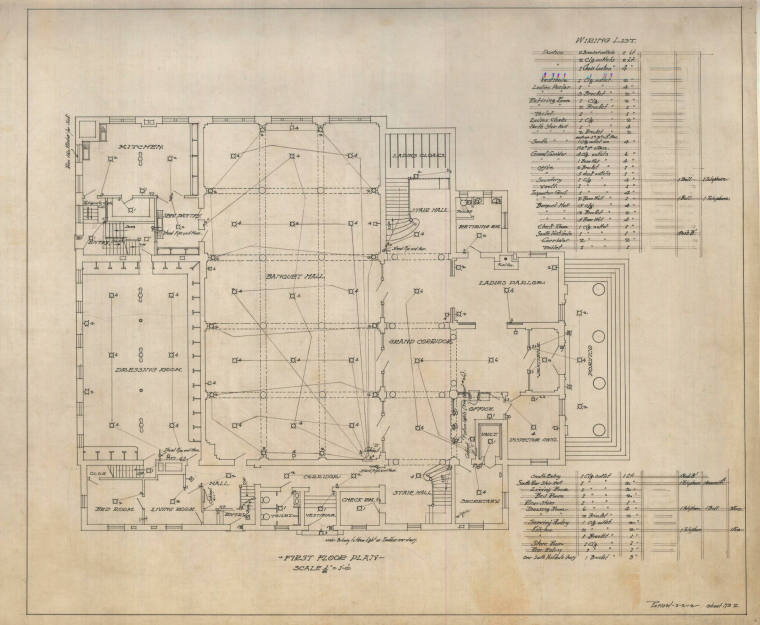 Drawing, Thompson Architectural - Albert Pike Consistory