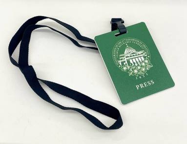 Badge, Inaugural Press - Sarah Huckabee Sanders